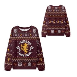 2026 Christmas Drink Know Things Ugly Sweater