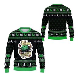 2026 Christmas DND Roll Initiative Ugly Sweater
