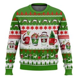 Coffee Cup National Xmas Lampoon’s Vacation Ugly Christmas Sweater