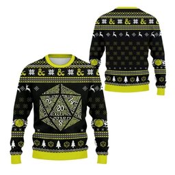 2026 Christmas DnD Classes Ugly Christmas Sweater