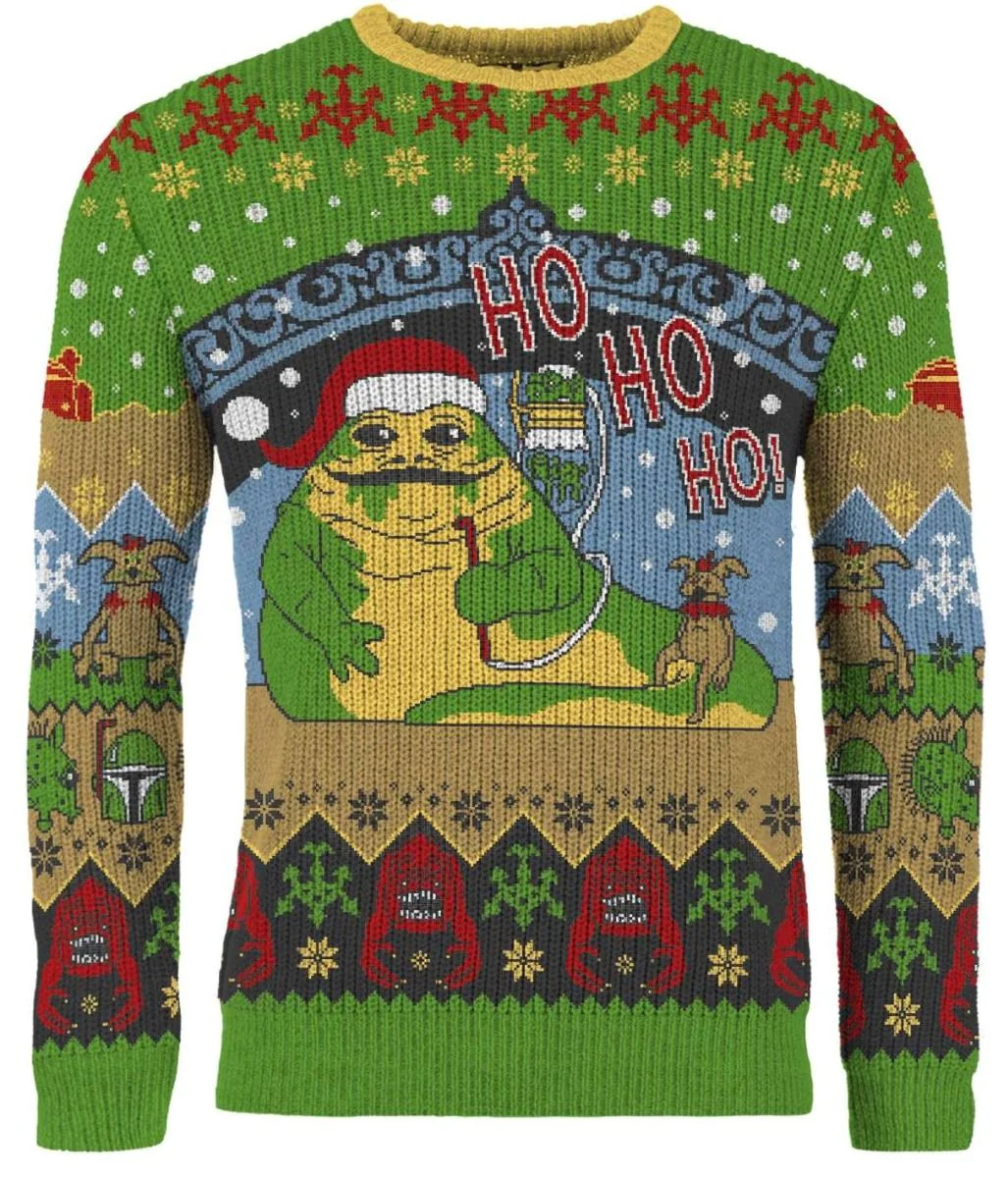 Jabba's Jolly Ho-Ho-Holiday Ugly Christmas Sweater