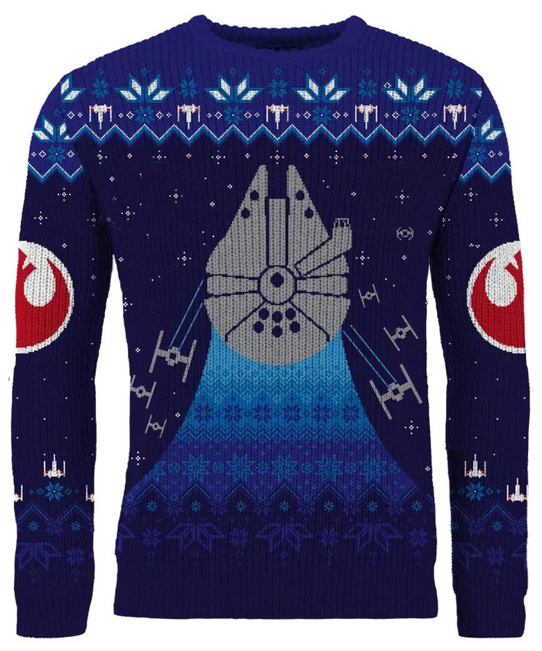 Frosty Falcon Ugly Christmas Sweater