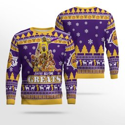 Lakers All Time Greats Ugly Christmas Sweater