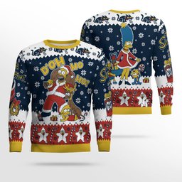 The Simpsons Duff the Halls Ugly Christmas Sweater