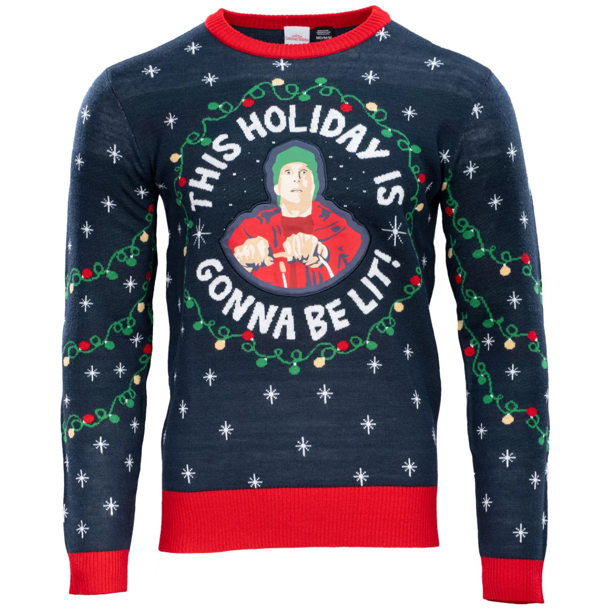 Christmas Vacation Clark This Holiday is Gonna Be Lit Ugly Christmas Sweater