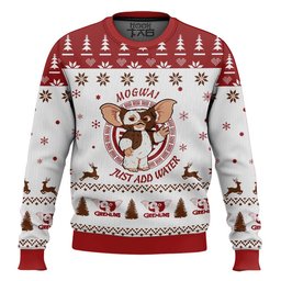 Christmas Gremlins Mogwai Just Add Water Ugly Christmas Sweater