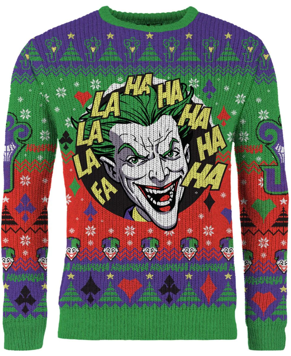 "Have A Jolly Joker Christmas" Ugly Christmas Sweater