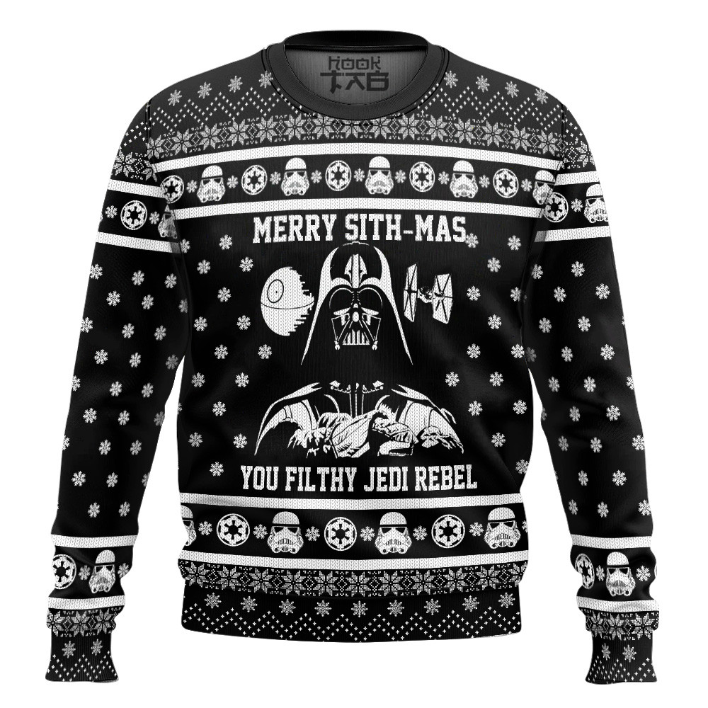 Star Wars Darth Vader Merry Sithmas You Filthy Jedi Rebel Ugly Christmas Sweater