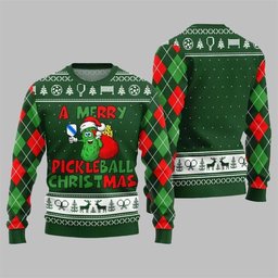 2026 Christmas A Merry Pickleball Christmas Ugly Sweater