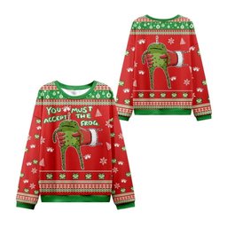 2026 Christmas Accept Japanese Frog Ugly Sweater