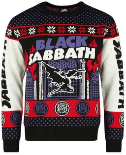Bravado Black Sabbath Holiday Ugly Christmas Sweater