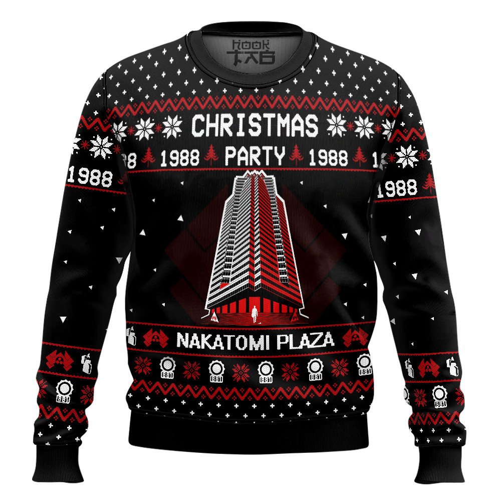 Christmas Party Nakatomi Plaza Knitted Christmas