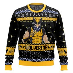 Deadpool X Wolverine Ugly Christmas Sweater