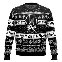 Game of Yorha Nier Automata Ugly Christmas Sweater