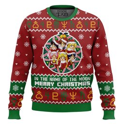 Christmas Sailor Guardians Sailor Moon Ugly Christmas Sweater