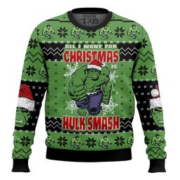 Hulk-Man Ugly Sweater