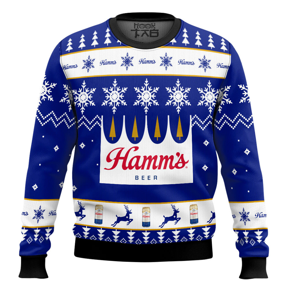 Personalized Hamm?s Beer Ugly Christmas Sweater