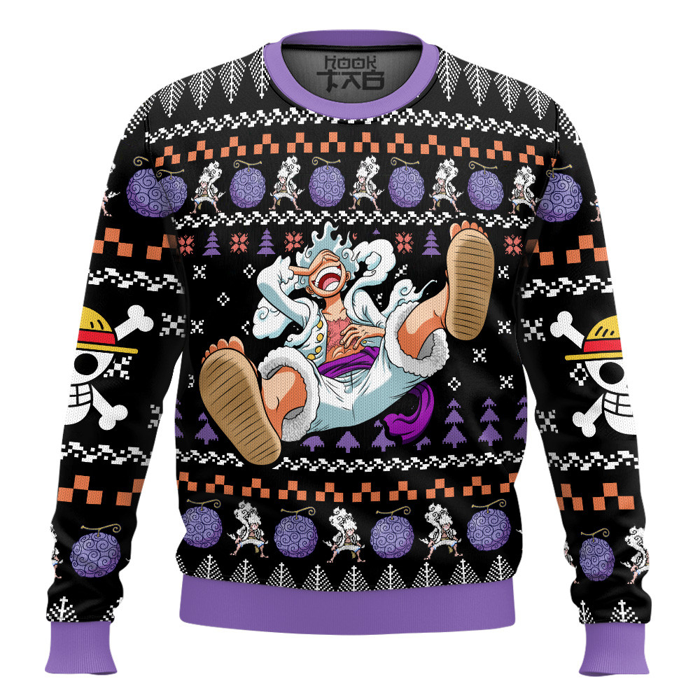 Luffy Gear 5 One Piece Ugly Christmas Sweater