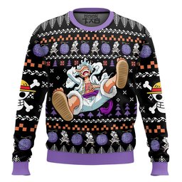 Luffy Gear 5 One Piece Ugly Christmas Sweater