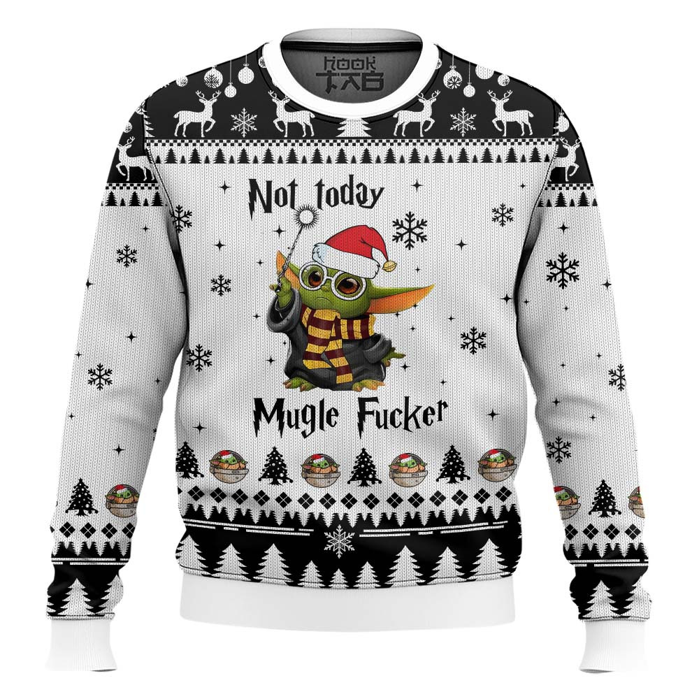 Baby Yoda Muggle Fucker Ugly Sweater