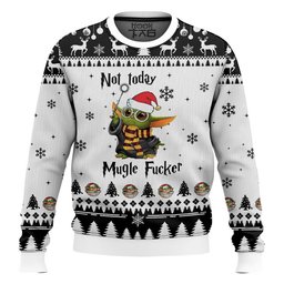 Baby Yoda Muggle Fucker Ugly Sweater