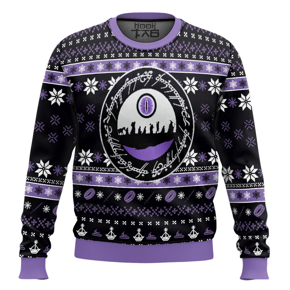 Lord Of The Ring Xmas Ugly Christmas Sweater - Ugly Christmas Sweater- Jumper
