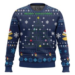 Christmas Tree Pac-Man Christmas Sweater