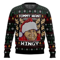 Ho Ho Holy Schnikes Chris Farley Ugly Christmas Sweater