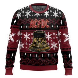 Hells Bells ACDC Ugly Christmas Sweater