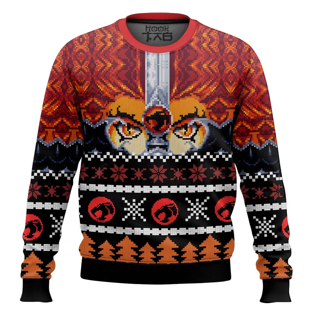 Ho Ho Hooo Holiday Thundercats Ugly Christmas Sweater