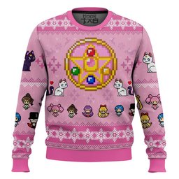 Merry Senshi Sailor Moon Ugly Christmas Sweater