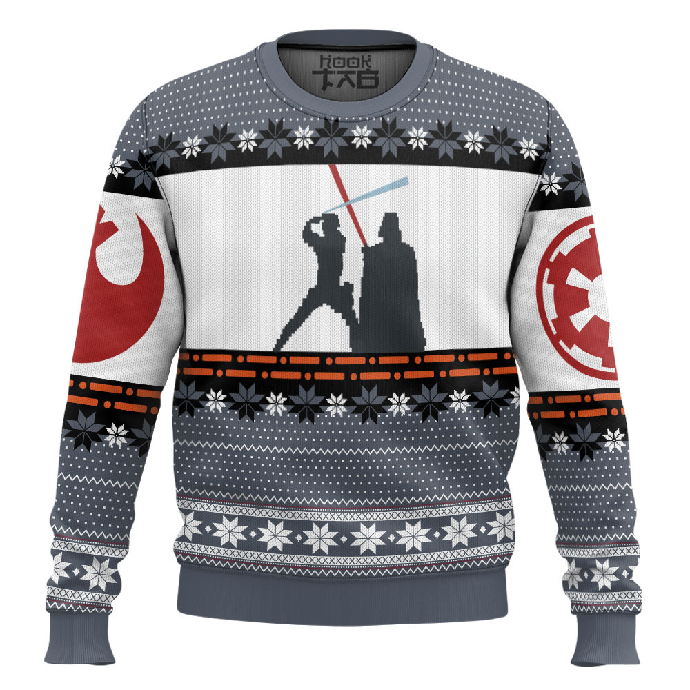 3D S.W Darth Vader Christmas Gift Ugly Sweater