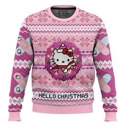 Hello Christmas Hello Kitty Ugly Christmas Sweater