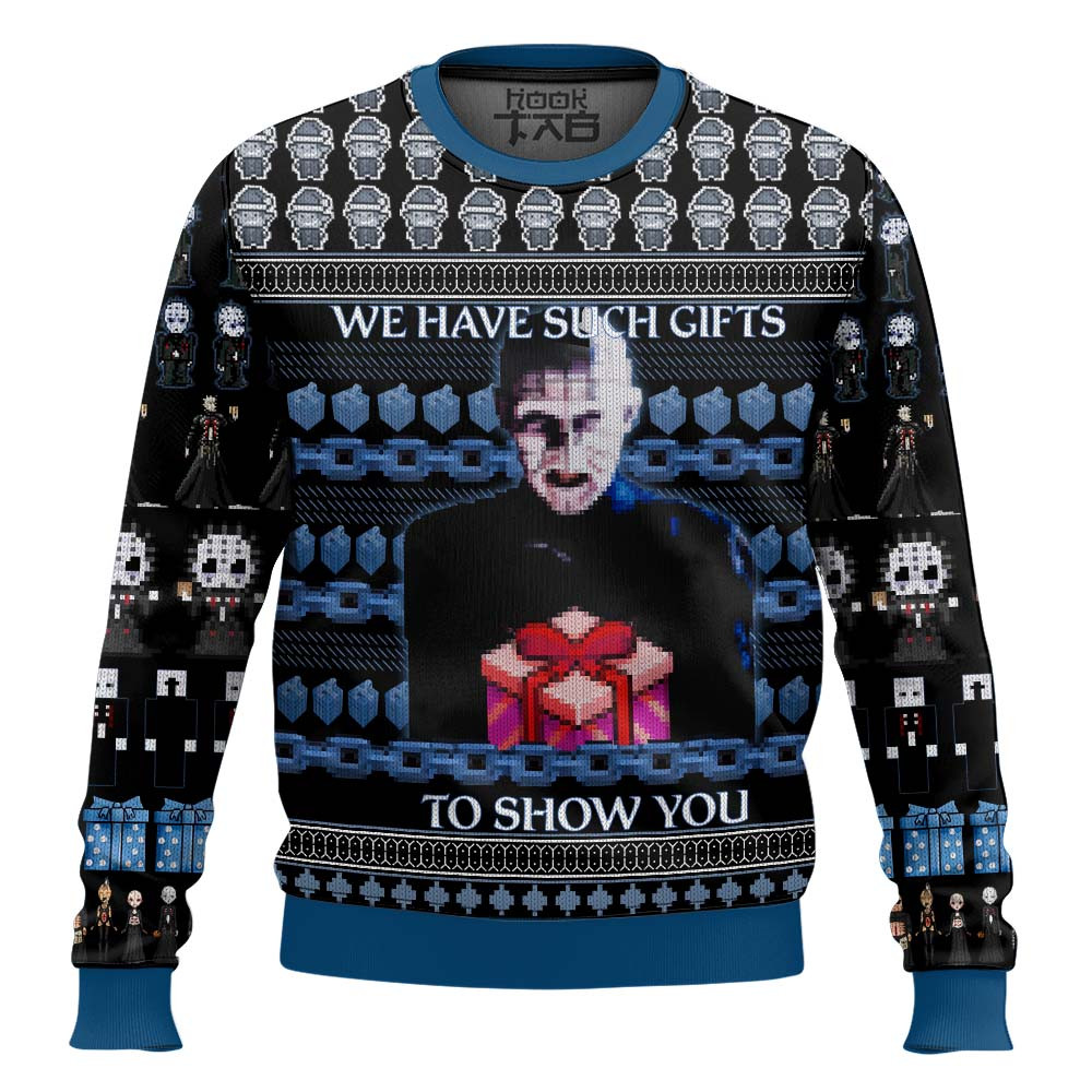 Pinhead Hellraiser Ugly Christmas Sweater
