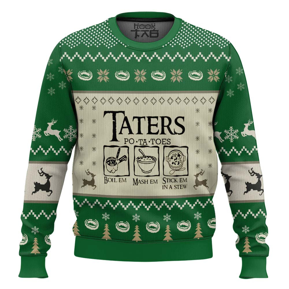 Lord of the Rings Taters Potatoes Sweatshirt is newly launched for Christmas