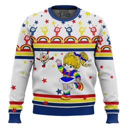 Rainbow Brite Ugly Christmas Sweater