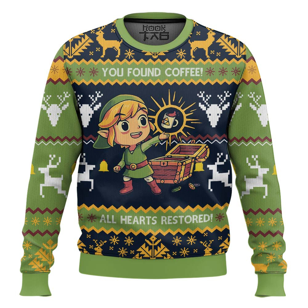 Legend Of Zelda Coffeee Ugly Sweater