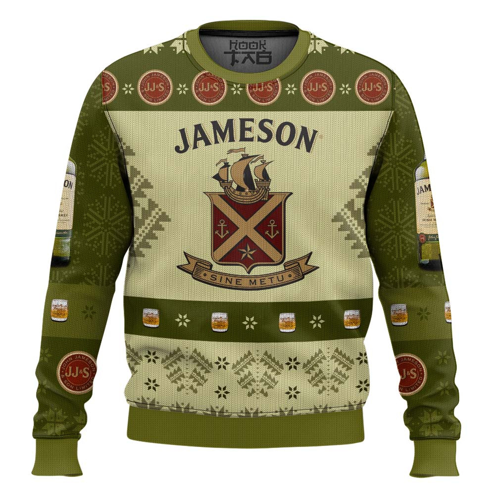 Jameson Irish Whiskey Ugly Christmas Sweater