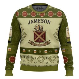 Jameson Irish Whiskey Ugly Christmas Sweater