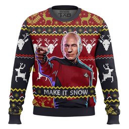 Captain Picard ST Ugly Sweater