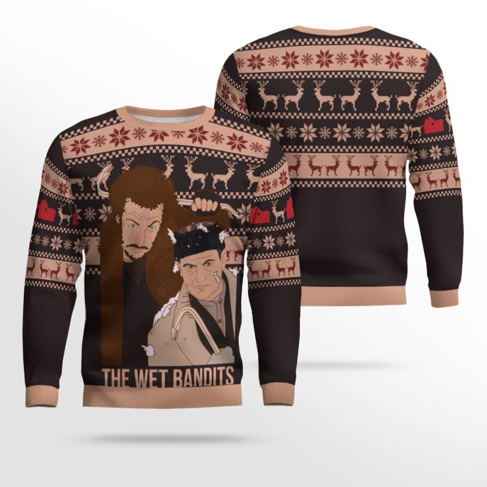 Home Alone The Wet Bandits Ugly Sweater