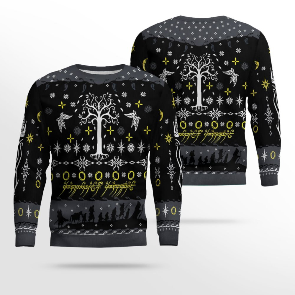 Tree Of Gondor Ugly Christmas Sweater