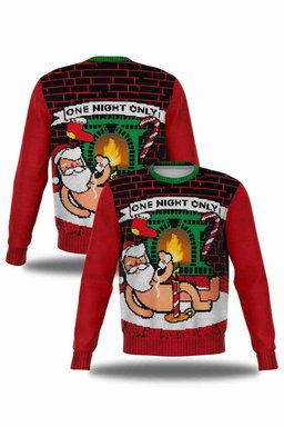 Sexy Night With Santa Ugly Christmas Sweater 2026