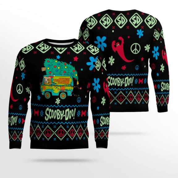 Scooby-Doo! Mystery Machine Holiday Ugly Christmas Sweater