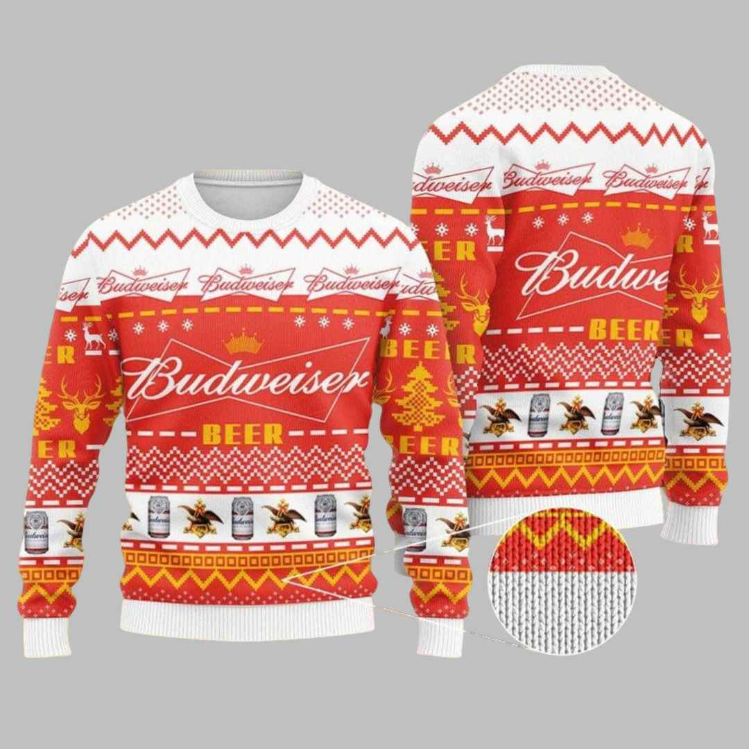 Budweiser Ugly Christmas Sweater