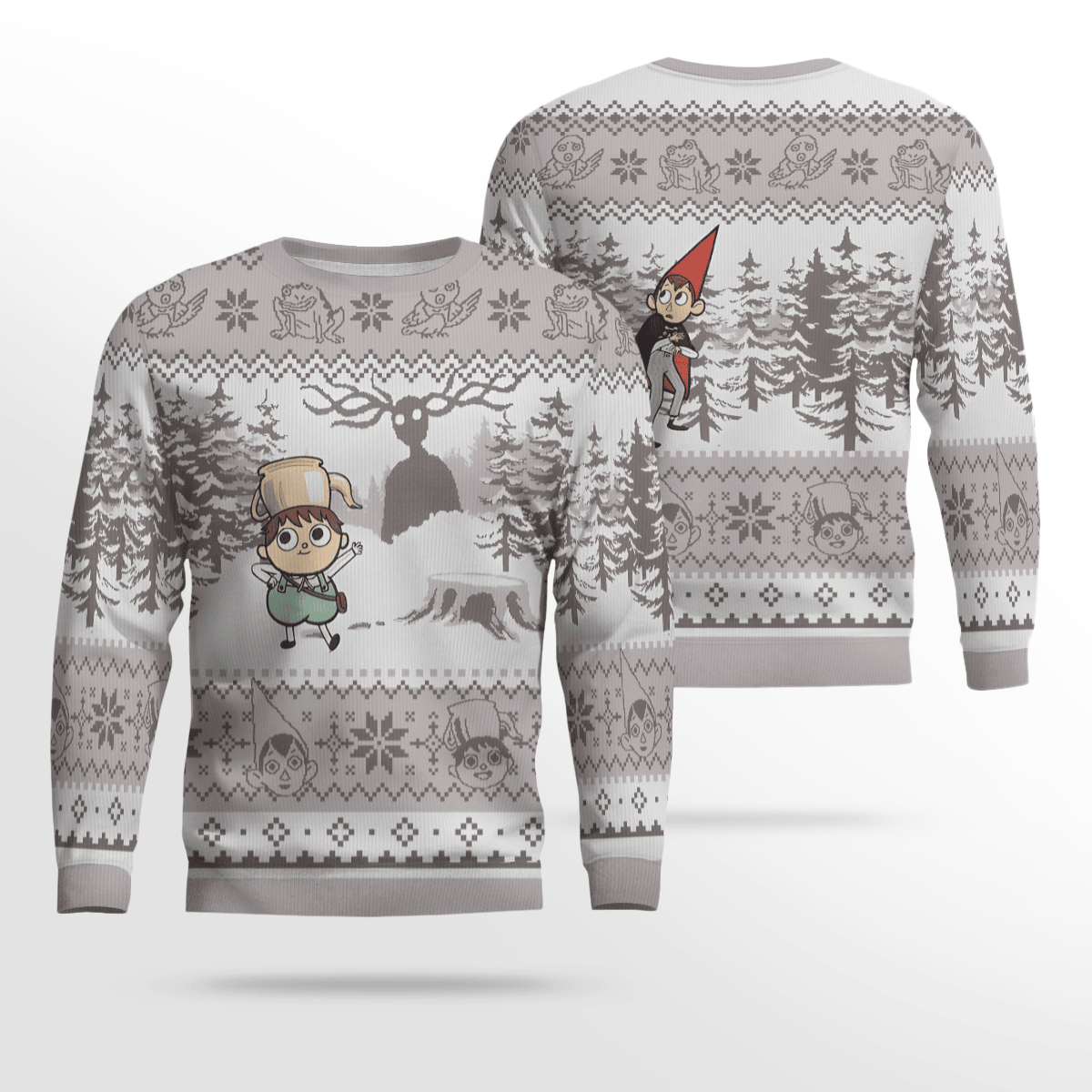 Over the Garden Wall Greg Icons Holiday Ugly Christmas Sweater