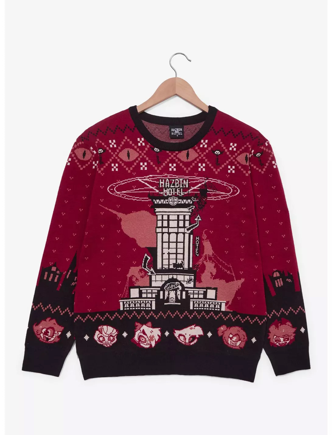 Hazbin Hotel Holiday Ugly Christmas Sweater