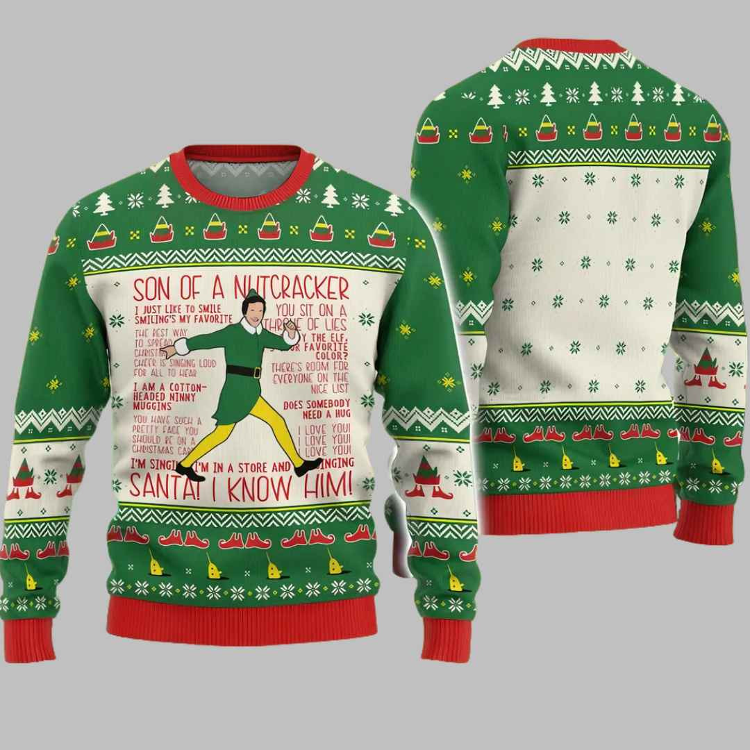 Buddy Elf Ugly Christmas Sweater