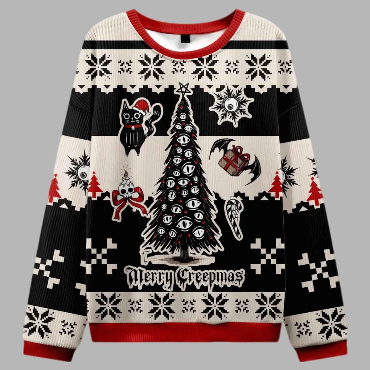 Merry Creepmas Ugly Christmas Sweater