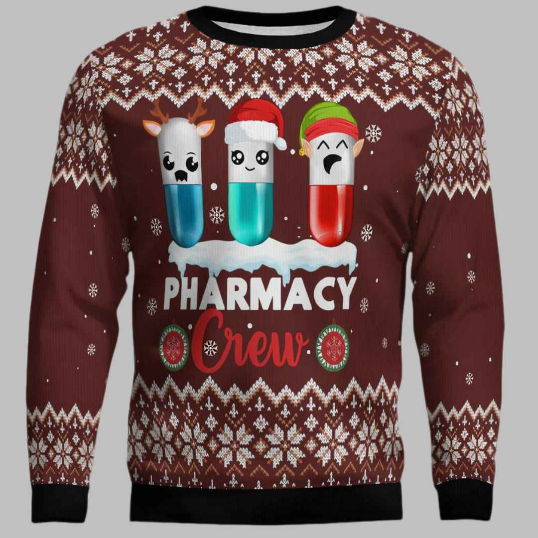 Christmas Pharmacy Crew Ugly Christmas Sweater
